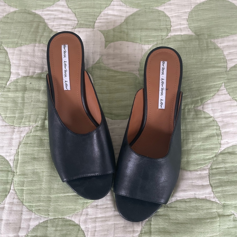 &OtherStories never worn black leather heels
